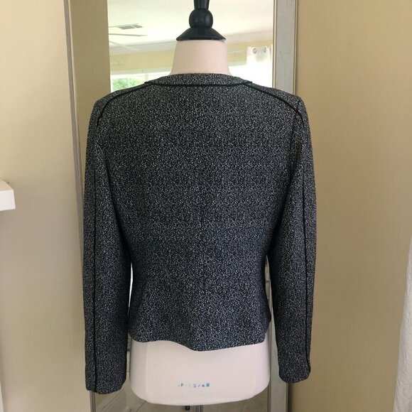 Calvin Klein Zip Front Career Professional Blazer Jacket Women’s SZ 12P - Picture 5 of 8